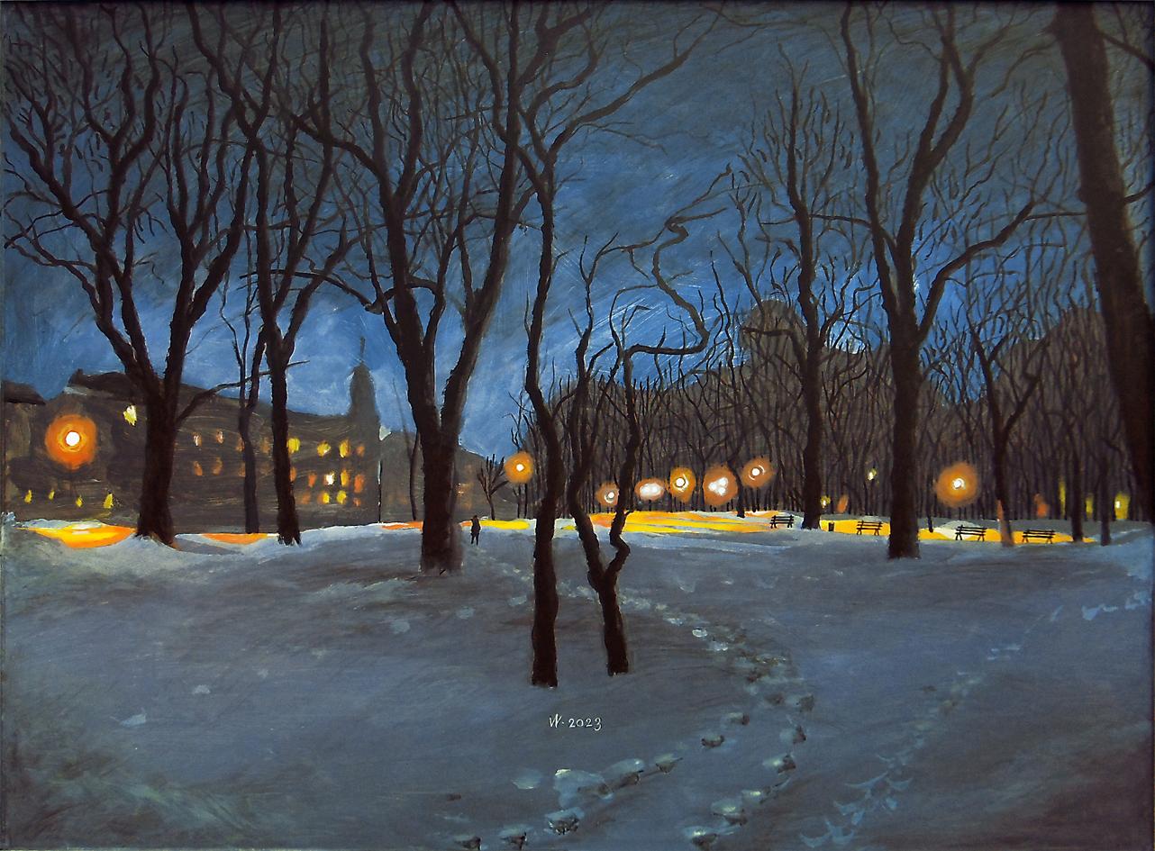 Morgens im Stadtpark, Andreas Werner 2023